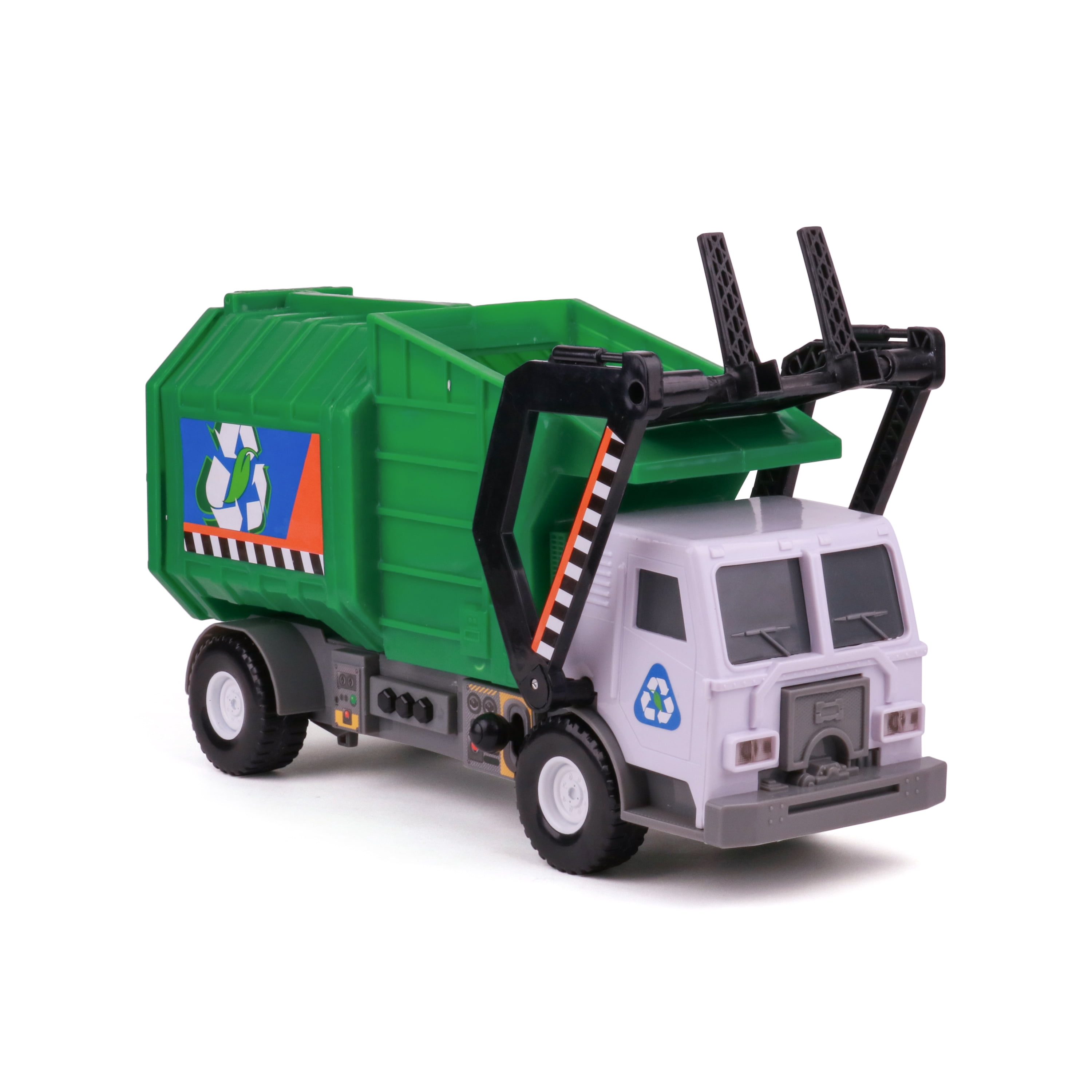 1/24 Scale Diecast Vehicle Material Transporter Garbage Truck Construct Toy US 