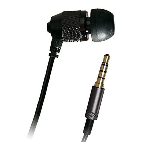 Far End Gear Écouteurs Courts 15 Pouces Cordon Unique Intra-Auriculaire Stéréo-à-Mono pour Lecteurs de Musique à Clip Cordon Renforcé