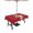 Red, variant on Outdoor Tablecloths with Umbrella Hole & Zipper, Cherry Blossoms 60 x102 Inch Rectangle Tablecloths, Japanese Spring Floral Leaves Rustic Brown Waterproof Table Cloth, Patio/Pool/Picnic Table Covers