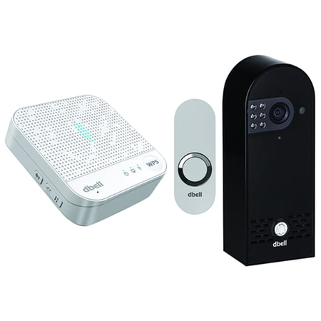 Dbell DB-HD-LIVE-B Video Doorbell Black & DB-WRAB-W Wi-Fi