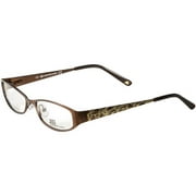 JLo Jennifer Lopez Frames with Case and Cleaning Cloth, Brown