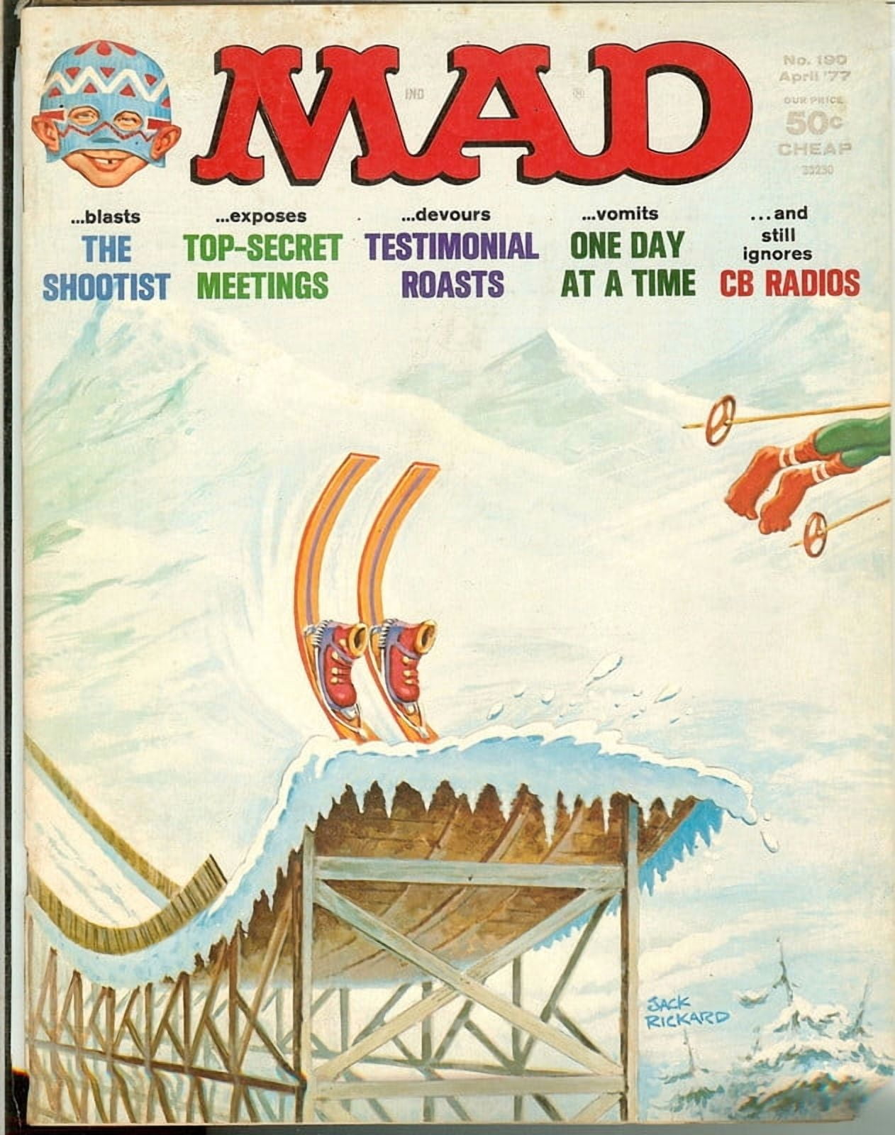 MAD Magazine Vintage Collectible #190 APRIL 1977