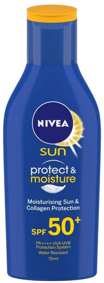 Trechter webspin Dag Onzeker NIVEA Sunscreen Lotion, Sun Protect and Moisture (SPF 50), 75ml -  Walmart.com