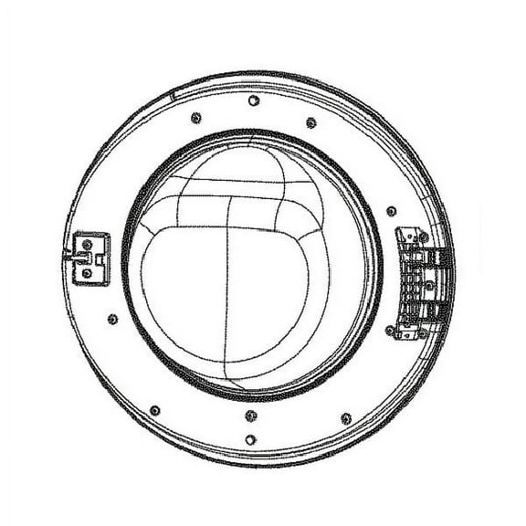 GE APPLIANCE WH46X28348 DOOR ASSEMBLY - GENUINE OEM PART