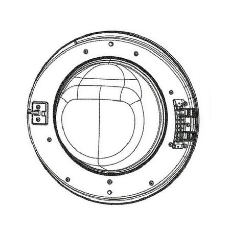 GE APPLIANCE WH46X28348 DOOR ASSEMBLY - GENUINE OEM PART