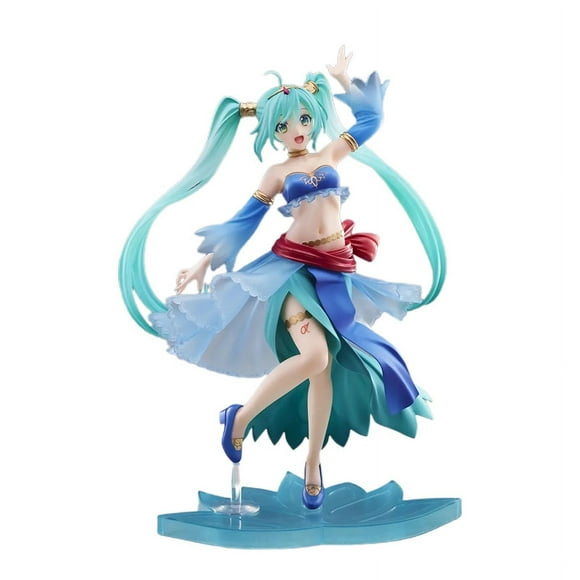 TAITO AMP Original VOCALOID Hatsune Miku Animation Game Peripheral Toys Arabian Princess Anime Action Figures Model Collection