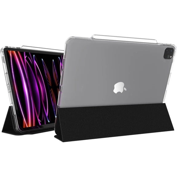 gear4 Crystal Palace Carrying Case (Folio) for 12.9" Apple iPad Pro (3rd Generation), iPad Pro (4th Generation), iPad Pro (5th Generation), iPad Pro (6th Generation) Tablet, Clear