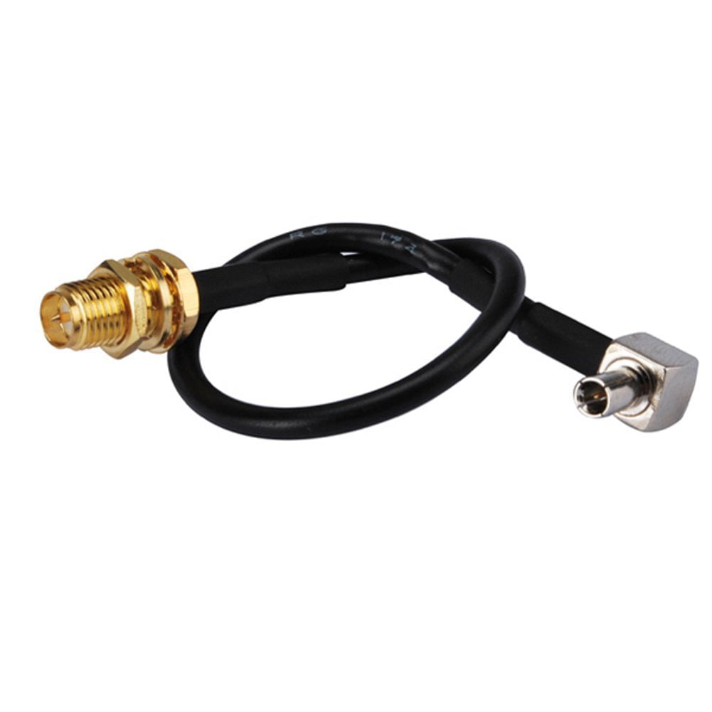USA-CA RG174 RP-SMA MALE to RP-SMA FEMALE ANGLE Coaxial RF Pigtail Cable 
