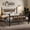 Full, variant on Metal Bed Frame with with Headboard and Footboard, Industrial Circular Design Bed Frame No Box Spring Required, Heavy Duty Steel Slat Noise-Free, Easy Assembly