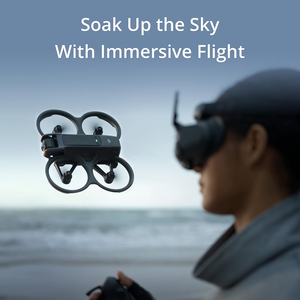 DJI Avata 2 Fly Smart Combo (Three Batteries) with PFV Drone, Goggles N3 , Remote