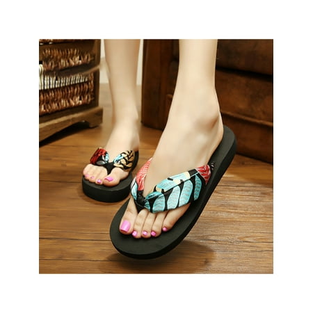 

Avamo Women s Flatform Flip Flop Sandal Multi-Colors Platform Summer Shoes