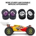 thumbnail image 3 of fastboy Aluminum Alloy 1/14 Wheel Rims RC Upgrade Part 4x Wear-resistant Rc Wheel Rims For Wltoys 144001 RC Car Part Purple, 3 of 6
