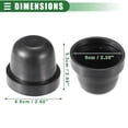 thumbnail image 4 of Universal Car Headlight Dust Cover LED Headlight Dust Cap 2.09''x2.60'' Rubber Dustcover Black, 4 of 6