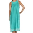 thumbnail image 2 of Sakkas Batik Stripe Sleeveless Caftan Dress - Mint - One Size, 2 of 4