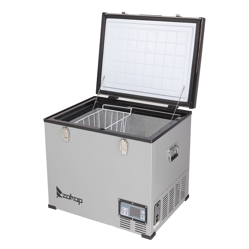 2.1CU.FT Portable Refrigerator, Car Fridge Freezer, Mini Fridge Freezer for Driving, Travel