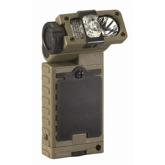 Streamlight 14069 Sidewinder 55-Lumens LED Rescue Kit Waterproof Flashlight with (2) AA Alkaline Batteries, MOLLE Retainer and Paracord in Clamshell, Coyote CA3