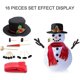 thumbnail image 3 of Kit de muñeco de nieve - Juguetes divertidos de invierno al aire libre para niños Navidad, 3 of 5