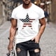 thumbnail image 1 of Tops para hombre, blusas y camisas de cuello redondo y manga corta para hombre, camiseta de cuello redondo y manga corta con estampado de la bandera del Día de la Independencia de Estados Unidos para, 1 of 5