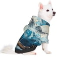 thumbnail image 2 of Fotbe Iceberg Bald Eagle Sudadera con Estampado para Perros Pequeños – Suéter con Capucha para Mascotas, Tela Suave de Forro Polar con Bolsillo-X-Large, 2 of 7