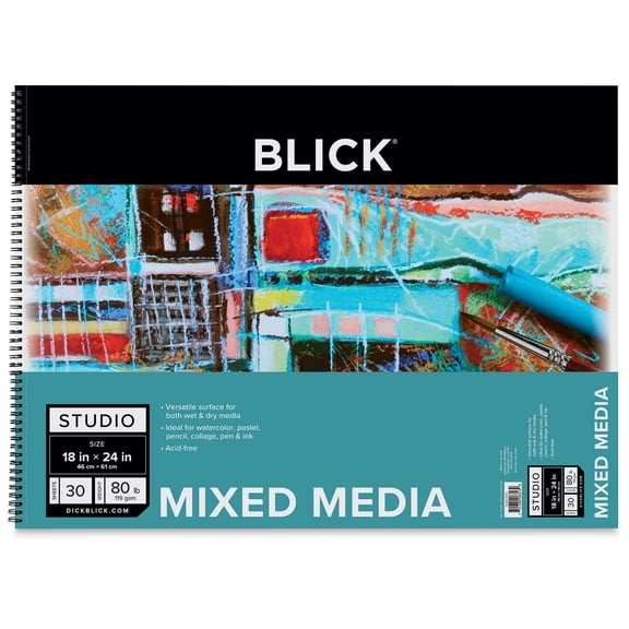Blick Studio Mixed Media Pad - 18" x 24", 30 Sheets
