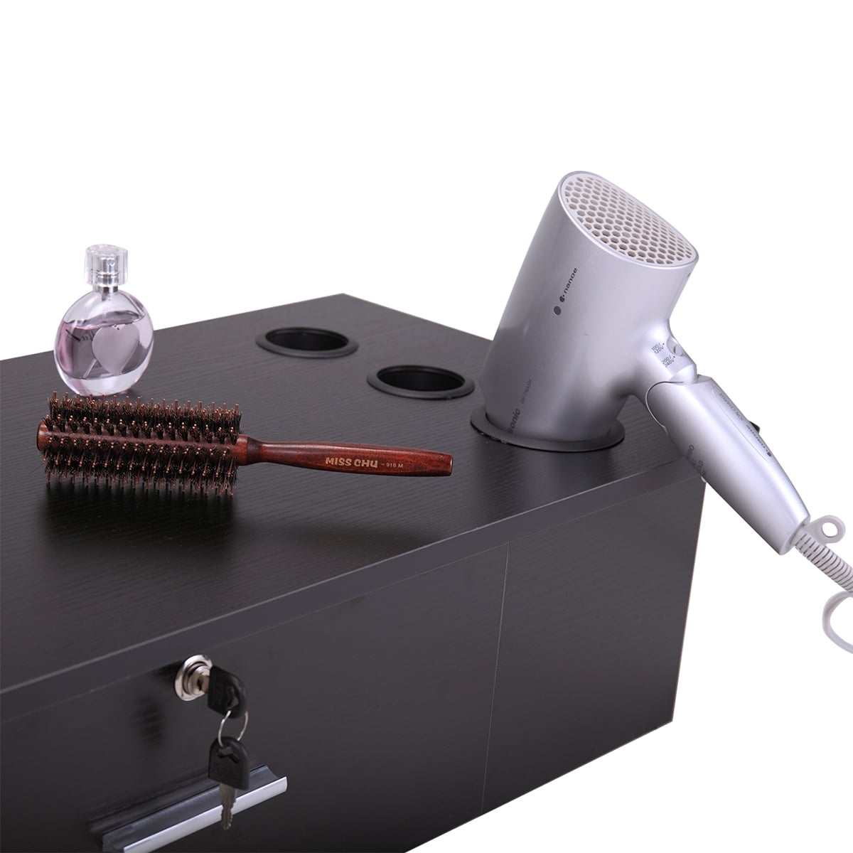 Lowestbest Wall Cabinet Salon Classic Wall, Salon Wall Mount Station, Spa Equipment Cabinet, Mount Styling Station Beauty Salon