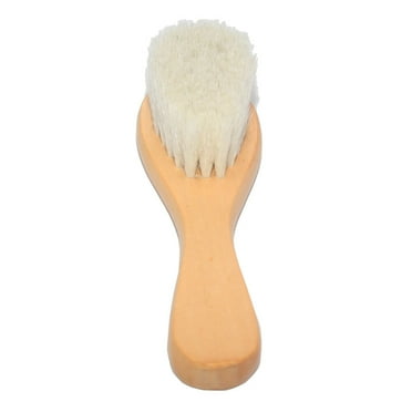 1pc Hairbrush Comb Shampoo Bath Pure Natural Wool Brush for Baby Infant
