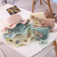 thumbnail image 4 of Tigivemen Kids Girls Floral Sun Hat Purse Set Straw Beach Sunhats and Straw Bag Summer Flower Bucket Hats for Girl White Size One Size, 4 of 5