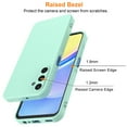 thumbnail image 4 of Ebizware Shockproof Liquid Silicone Protective Cell Phone Case for Samsung Galaxy A15 5G, Mint Green, 4 of 9