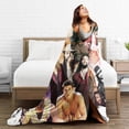thumbnail image 6 of Blanket Jason Momoa Soft and Comfortable Wool Fleece Throw Blankets for Sofa Office car Camping Yoga Travel Home Decoration Cozy Plush Beach Blanket Gift, 6 of 9