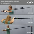 thumbnail image 2 of Valor Fitness Resistance Bands – Includes 5 Bands - 5 - 25 lbs.– Carabiners - 2 Grip Handles Per Band, Door Belt,Anchor, 2 Rack Straps, 2 Wall Mount Brackets, Bag, 2 of 10
