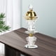 thumbnail image 3 of Quemador de incienso de cristal Bakhoor, soporte de metal decorativo estilo árabe con C, 3 of 9