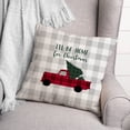 thumbnail image 3 of Creative Products Christmas Tree Truck 18x18 Spun Poly Pillow, 3 of 3