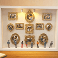 thumbnail image 5 of DIY Mini Museums Silhouette Box, Shadow Box Frame Display Case, Retro Gold Frame & Figures, Personalized Photo Shadow Boxes Display, Gift Ideas for Valentine's Day, Anniversary or Wedding, 5 of 9