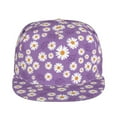 thumbnail image 2 of Balery Baseball Cap Flat Bill Hats for Men Adjustable Size for Running Workouts and Outdoor Activities All Seasons Dad Hat(Daisies Flowers ), 2 of 9