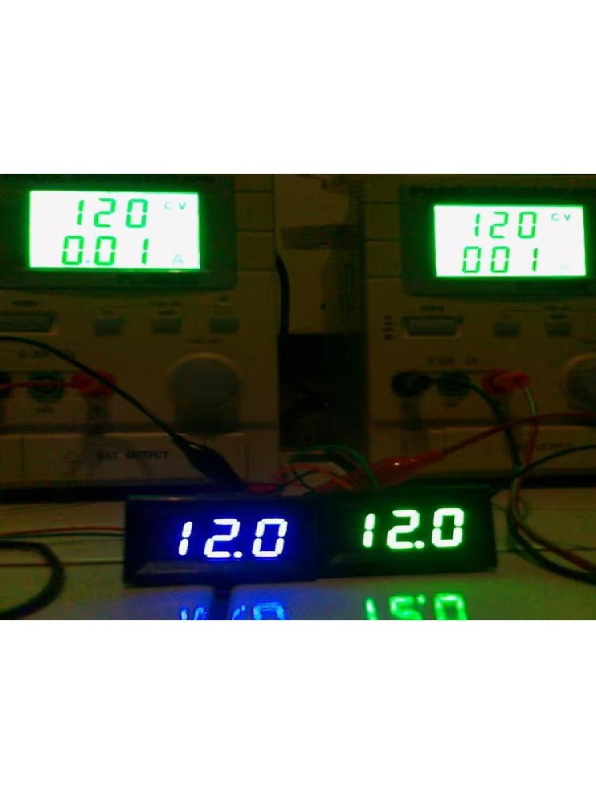 Digital Voltmeter Ammeter DC120V 50-400A Amp Voltage Current Meter Tester 3 Bits Colorful LED Display Panel