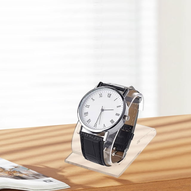 Expositor de relojes, brazaletes y pulseras para uso doméstico, transparente, acrílico, para hombre, para la venta de joyas de muñeca, expositor de