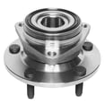 thumbnail image 6 of Detroit Axle - Front Wheel Hub & Bearing Assembly Outer Tie Rods Sway Bars for 1998 1999 Dodge Ram 1500 4WD w/ ABS, 6 of 7