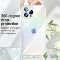 thumbnail image 5 of Allytech Case for iPhone 12 Pro Max,Shockproof Rubber Bumper Plating PC Back Phone Case with Lens Protector Cover,For iPhone 12 Pro Max 6.7 inch,Clear, 5 of 6