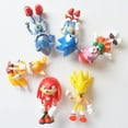 thumbnail image 2 of 6 Pcs  Sonic The Hedgehog Toys Action Figure，Ideal Gifts & Cake Topper for Boys Girls Fans Birthday Party Favors, 2 of 8