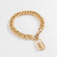 thumbnail image 3 of MLINS 1Pc Fashion Hollow Metal Foot Chain Vintage Lock Pendant Ankle Chain Decor, 3 of 7