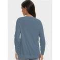 thumbnail image 4 of Women's Long Sleeve Knitted Crew Neck T-shirt, 4 of 6