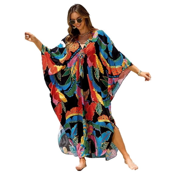 Caftan dresses for Women Stylish Kaftan Plus Size Beach Cover up Soft Loungewear