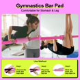thumbnail image 4 of Safly Fun Expandable Gymnastics Bars Junior Training Bar Gymnastic Folding Horizontal Bars with Mat for Kids(Pink+Mat), 4 of 4