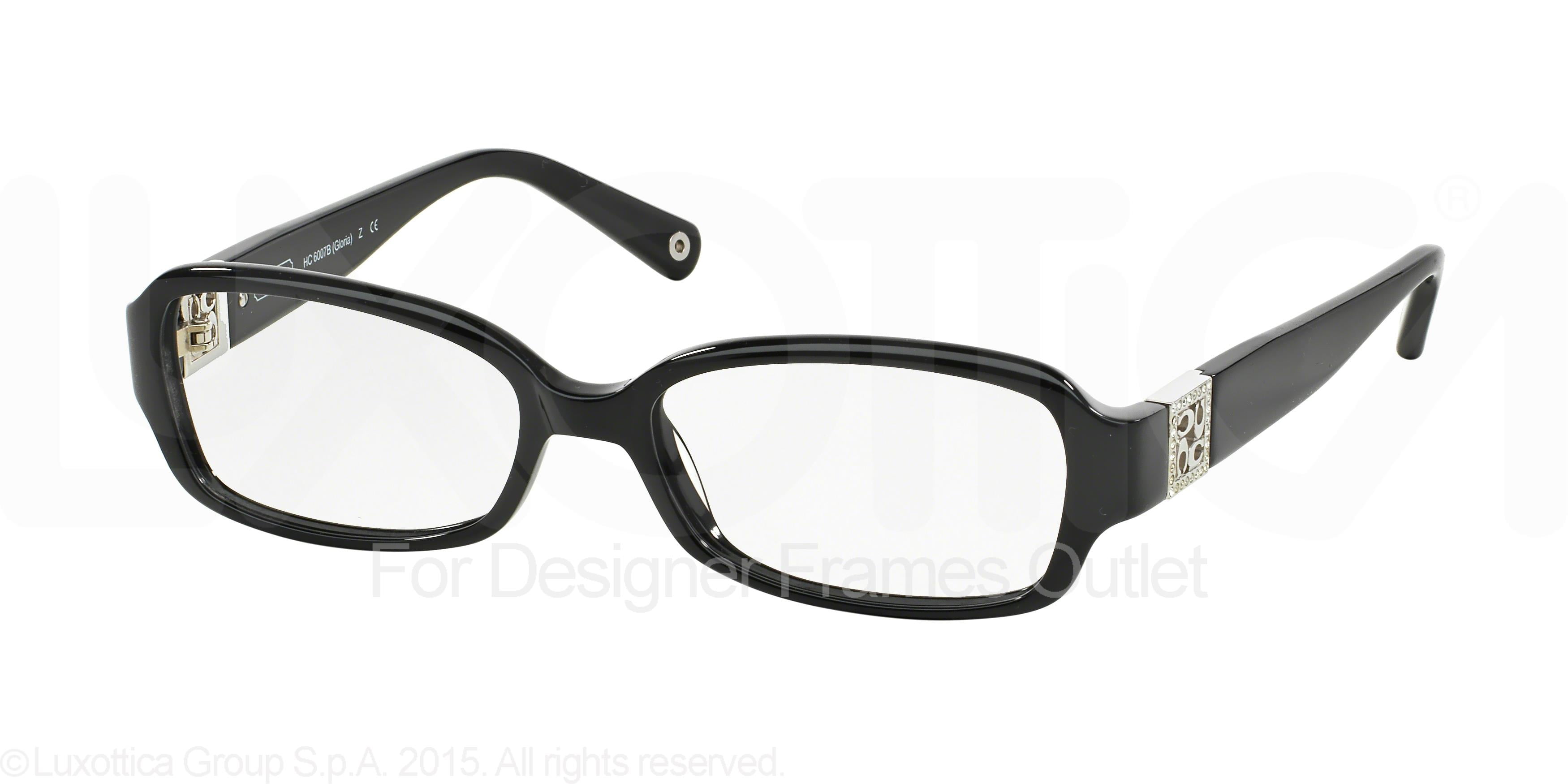 COACH Eyeglasses HC 6007B 5002 Black 52MM