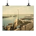 thumbnail image 2 of Print: Entrance To Harbor, Havre, France, circa 1890, 2 of 4