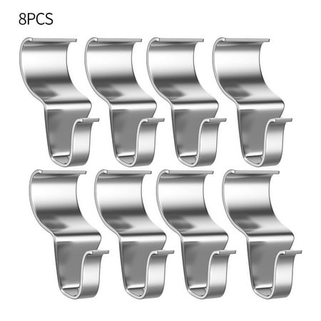 

Porch Siding Hook No Hole Hanger Home Wall Vinyl Board Crevice Stainless Steel Ornament Hanging Hook 8pcs