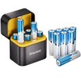 thumbnail image 1 of Pilas AA recargables de litio Dracutum, paquete de 16 con cargador, 1 of 6