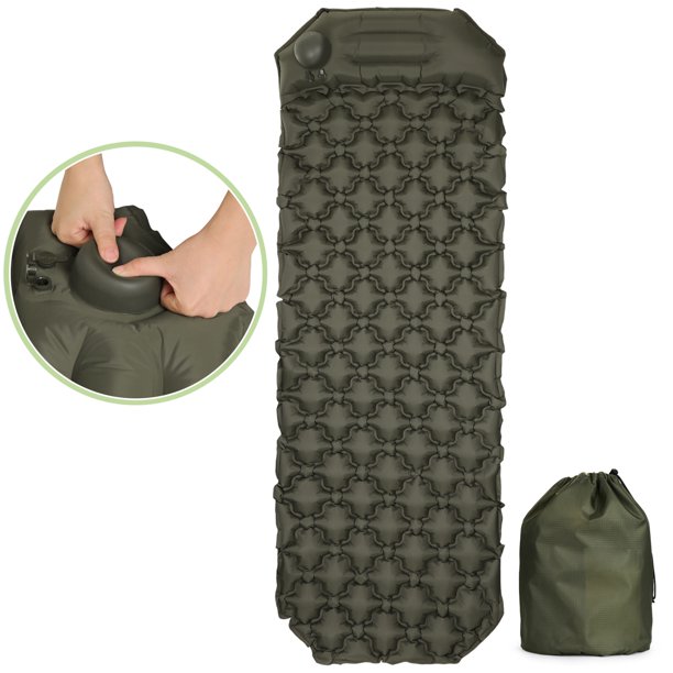 IMAGE Ultralight Self Inflatable Sleeping Pad Folding with Pillow