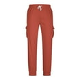 thumbnail image 6 of FDGIU Men's Relaxed Fit Cargo Joggers - Drawstring Stretch Waist Pants for Workout, Hiking, 6 of 7