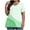 Green Womens Plus Size Tops Clearance, variant on BSDJILFG Womens Plus Size Tops Summer 2025 Graphic Tees Loose Fit V-Neck Short Sleeve Shirt,Soft Comfortable Lounge Pajama Tops Sleepwear Sizes XL-5XL